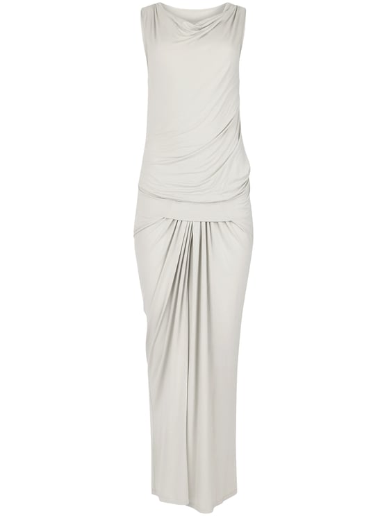 Entire Studios Draped Midi Dress with Soft Flowing Fabric