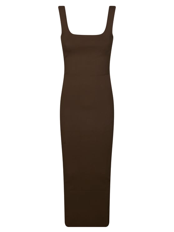 Entire Studios Square Neck Clean Lines Midi Dress