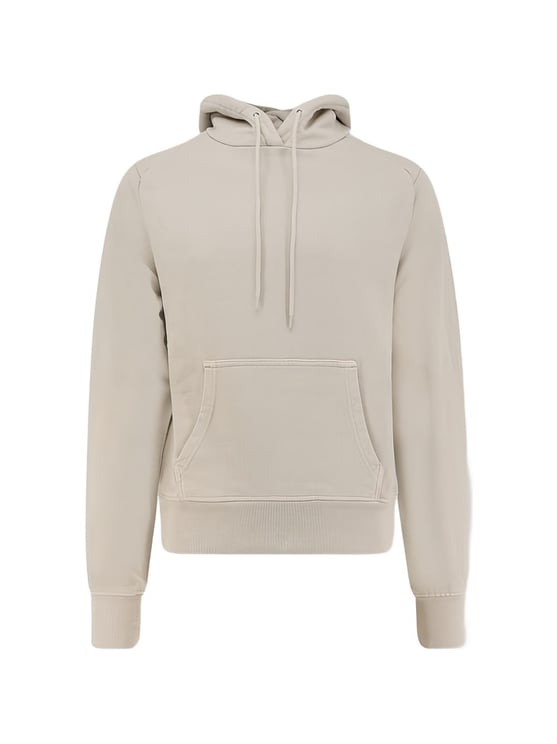 Entire Studios Beige Cotton Drawstring Pouch Hoodie