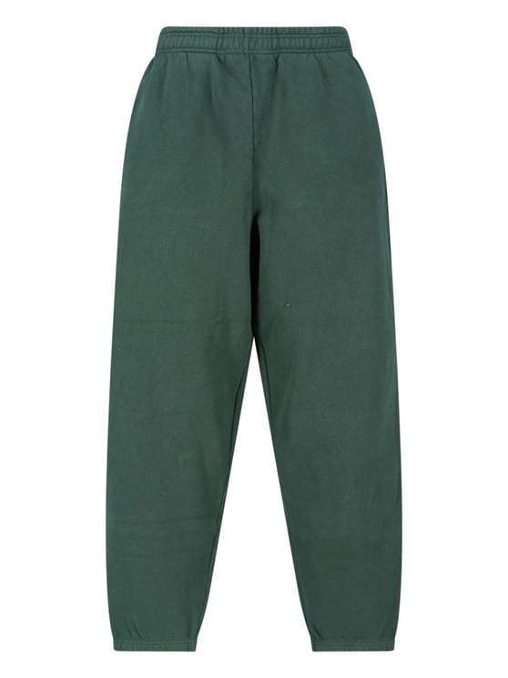 Entire Studios Green Relaxed-Fit Cotton Sports Pants