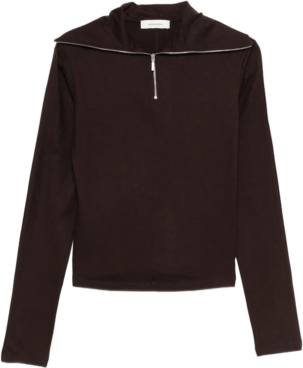 Entire Studios Apex Wool Top Brown