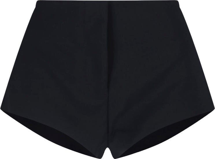 Entire Studios Black Tailored Flared Hem Shorts