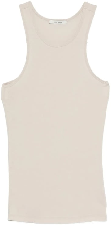 Entire Studios Muscle Tank Top Off White