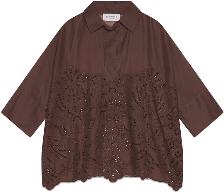 Ermanno Firenze Shirts Brown