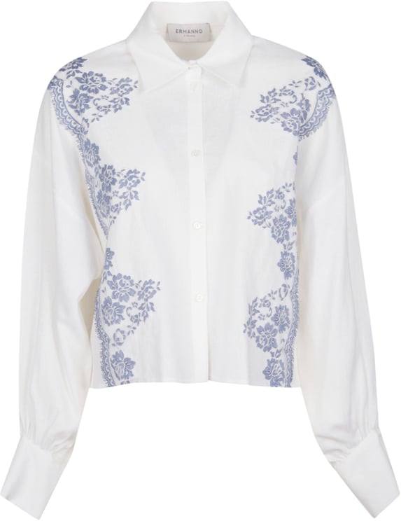 Ermanno Firenze Long Sleeve Shirt White