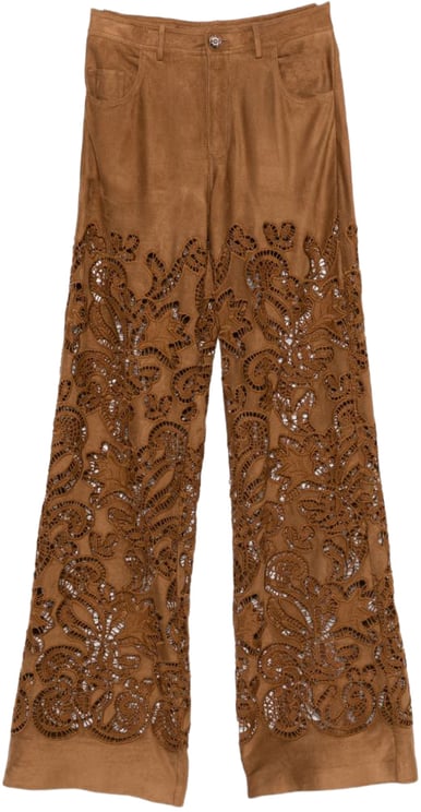 Ermanno Firenze Trousers Marrone Chiaro