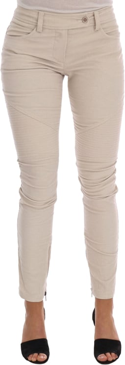 Ermanno Scervino Ermanno Scervino Beige Slim Jeans Corduroy Skinny Pants