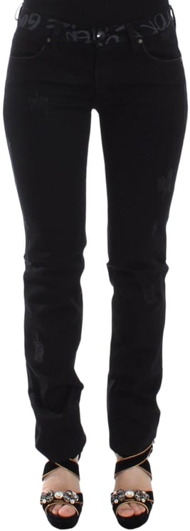 Ermanno Scervino Ermanno Scervino Black Slim Jeans Denim Pants Skinny Stretch