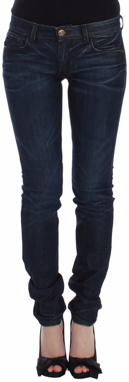 Ermanno Scervino Ermanno Scervino Blue Slim Jeans Denim Pants Skinny Leg Stretch