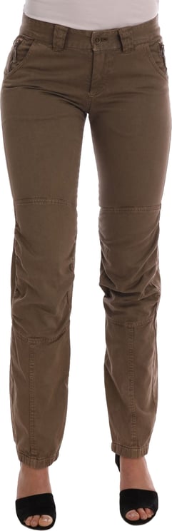 Ermanno Scervino Ermanno Scervino Brown Cotton Casual Slim Fit Pants