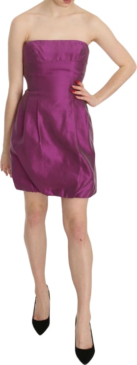 Ermanno Scervino Ermanno Scervino Pink Halter Backless Midi Plain Dress