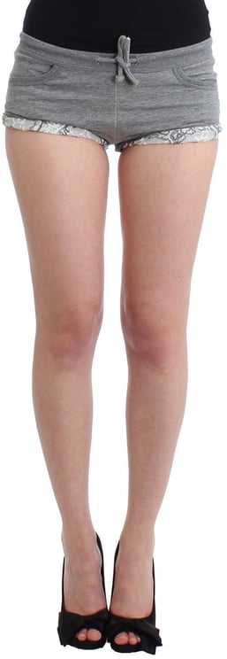 Ermanno Scervino Ermanno Scervino Lingerie Gray Mini Shorts Sleepwear Hotpants