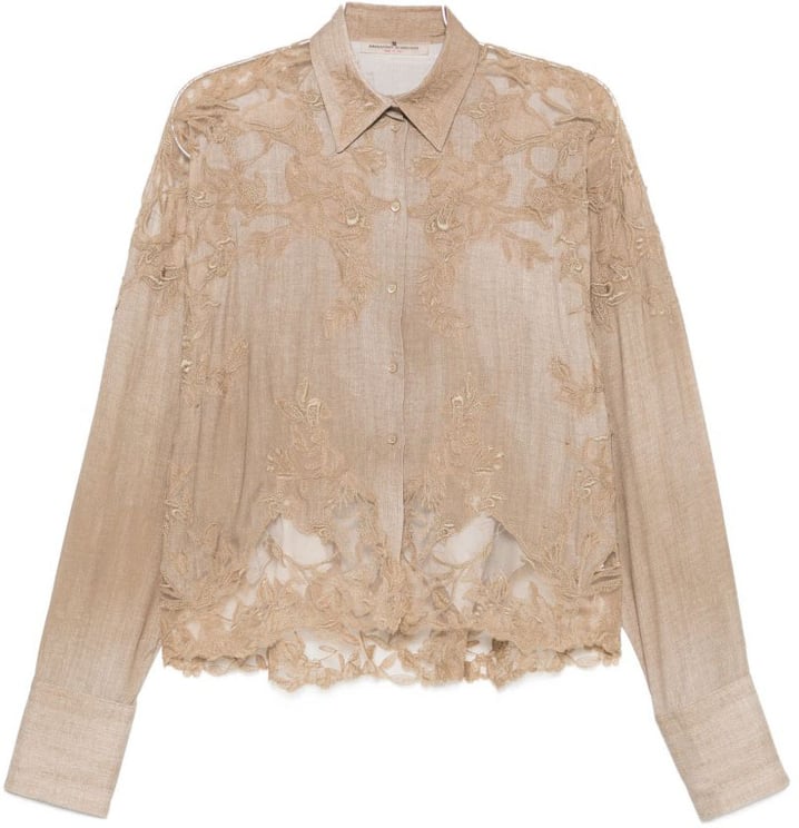 Ermanno Scervino Shirts Brown