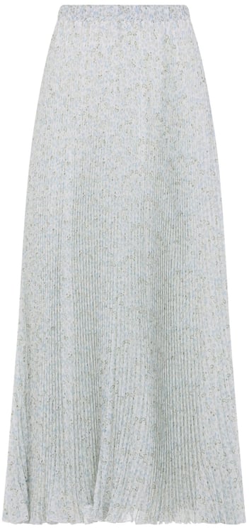 Ermanno Scervino Ermanno Scervino Plisse Printed Midi Skirt
