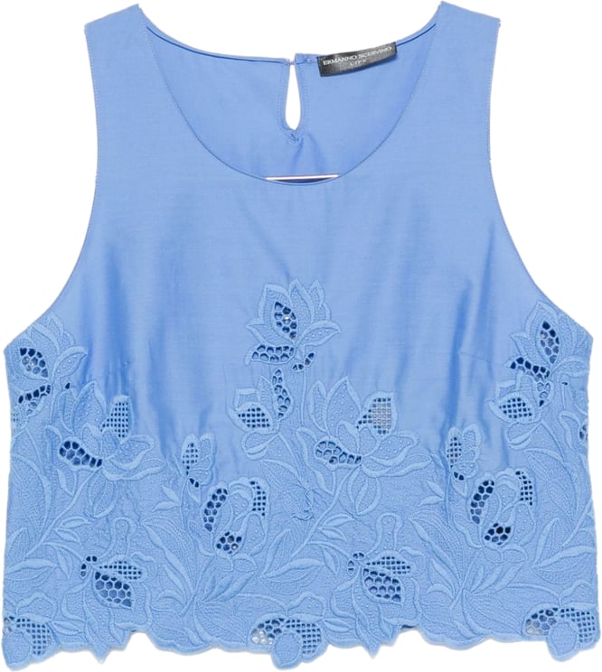 Ermanno Scervino Top Light Blue