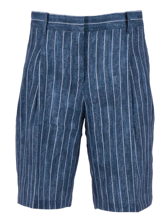 Ermanno Scervino Tailored Cropped Pinstripe Shorts