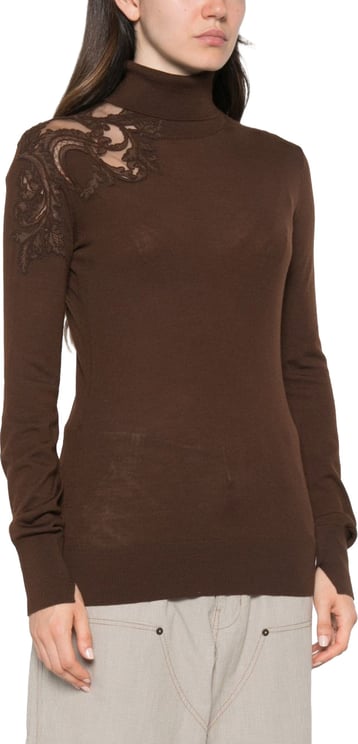 Ermanno Scervino Sweaters Brown