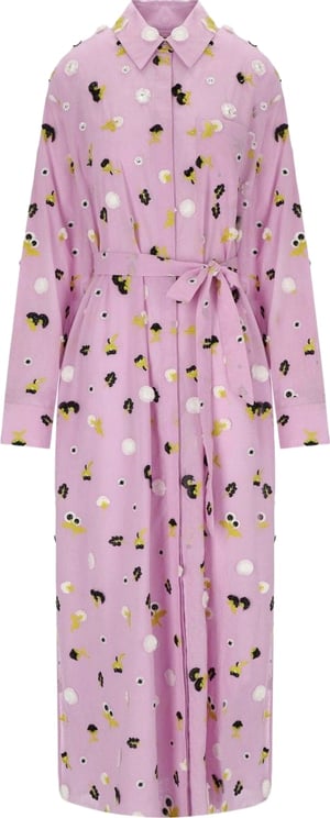 Essentiel Antwerp ESSENTIEL ANTWERP JAMANNA LIGHT LILAC SHIRT DRESS
