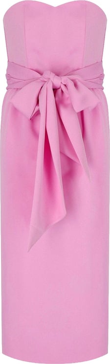 Essentiel Antwerp ESSENTIEL ANTWERP JUROR PINK MIDI DRESS