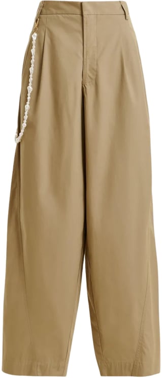 Essentiel Antwerp Essentiel Antwerp Barrel Leg Pants Pantalons Beige Jesuis