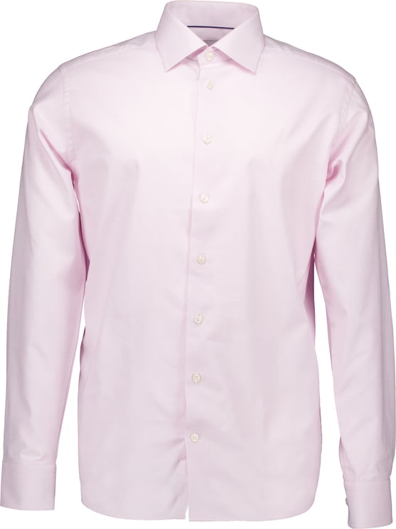 Eton Eton Dobby Lange Mouw Overhemden Lichtroze 100011816