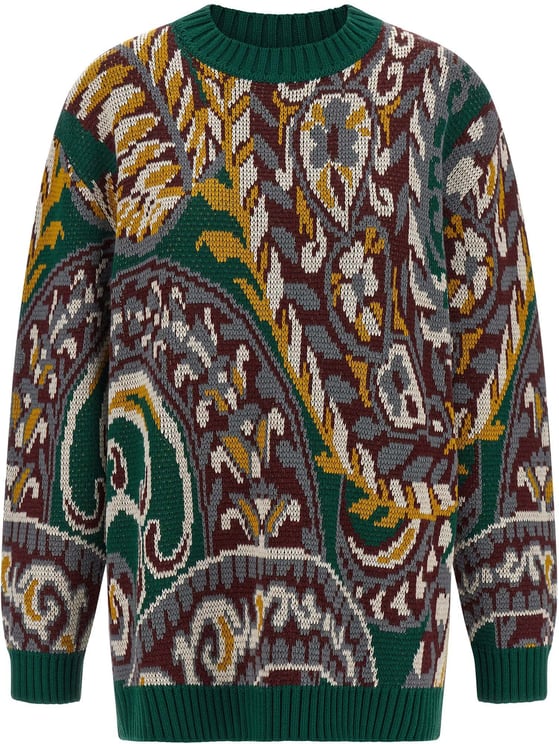 Etro Etro Multicolor Wool Cardigan