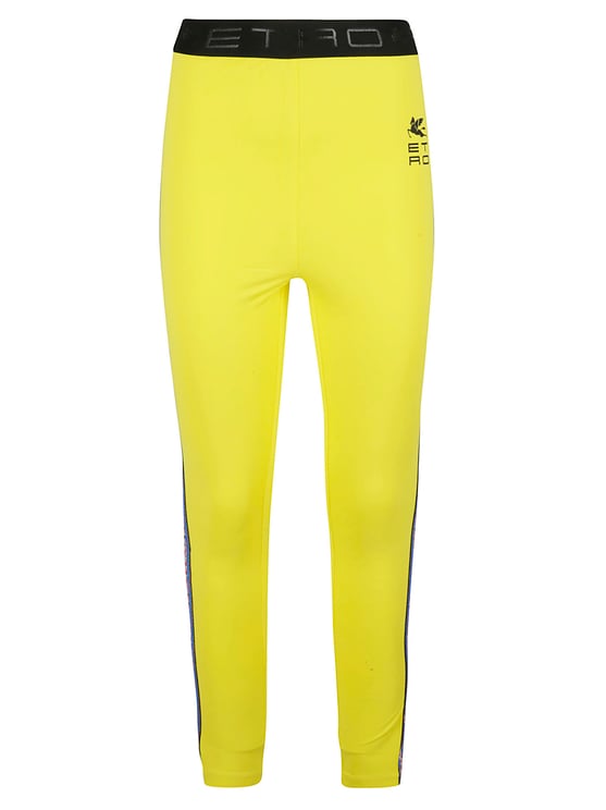 Etro Tailored Yellow Trousers with Smooth Fabric Blend