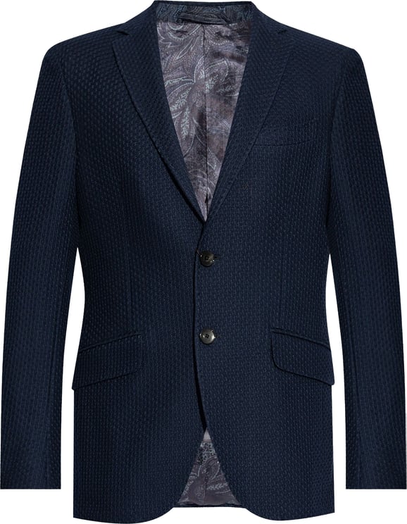 Etro Navy Roma Jersey Jacket