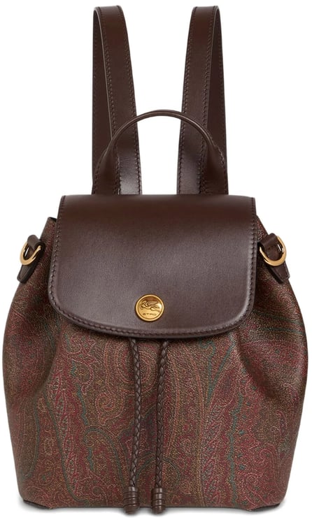 Etro Arnica Compact Paisley Patterned Small Backpack