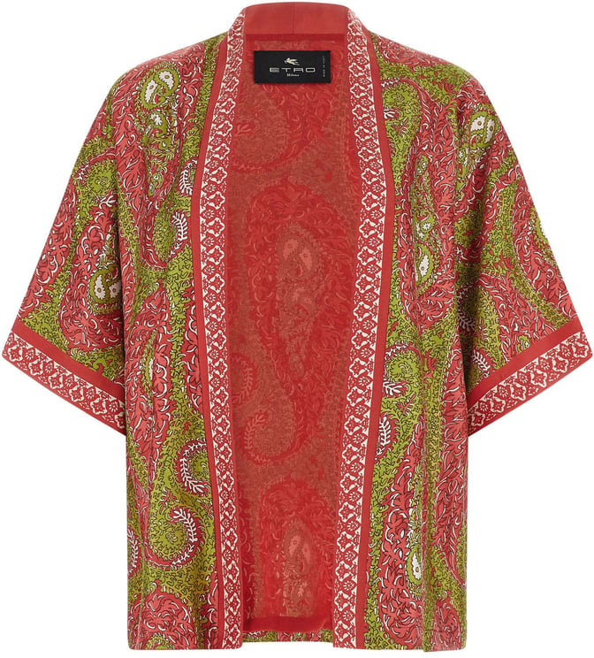 Etro Etro Multicolor Silk Cardigan