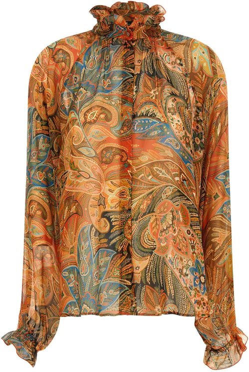 Etro Etro Multicolor Silk Blouse