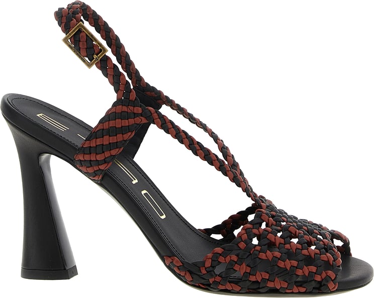 Etro Etro Brown Polyethylene Stiletto Heel Sandals