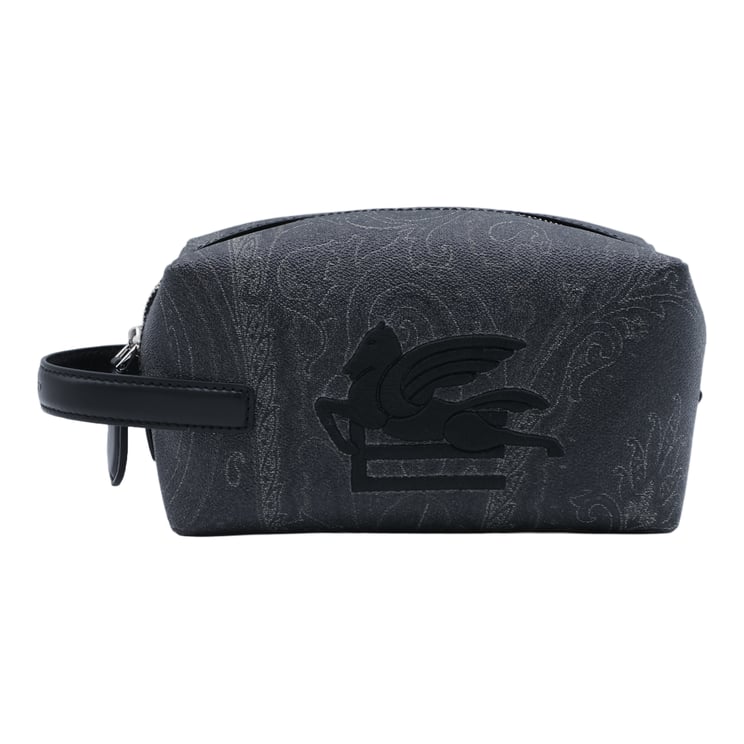 Etro Compact Rectangular Etro Bag With Dark Paisley Pattern