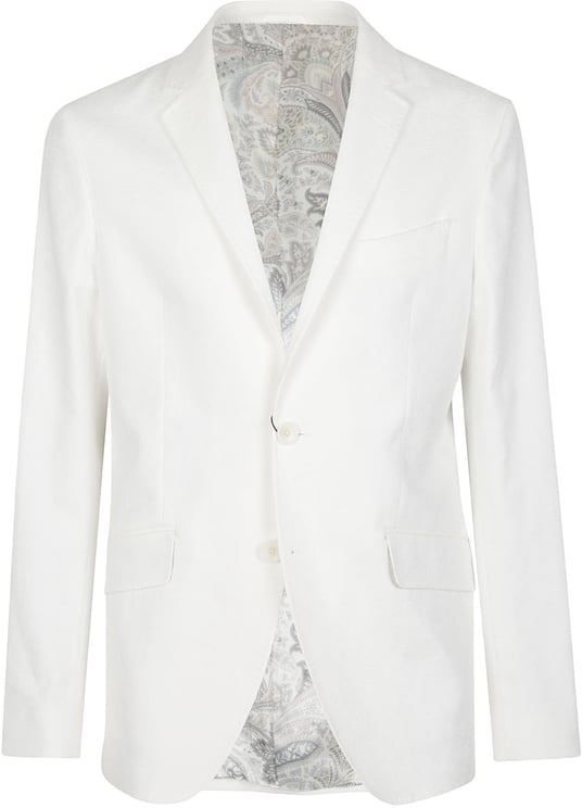 Etro Roma Single Breasted Jacket White