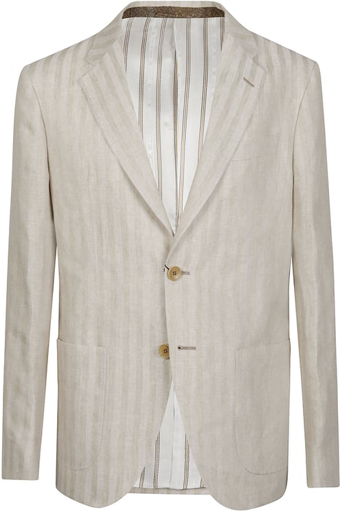 Etro Roma Sport Single Breated Jacket White