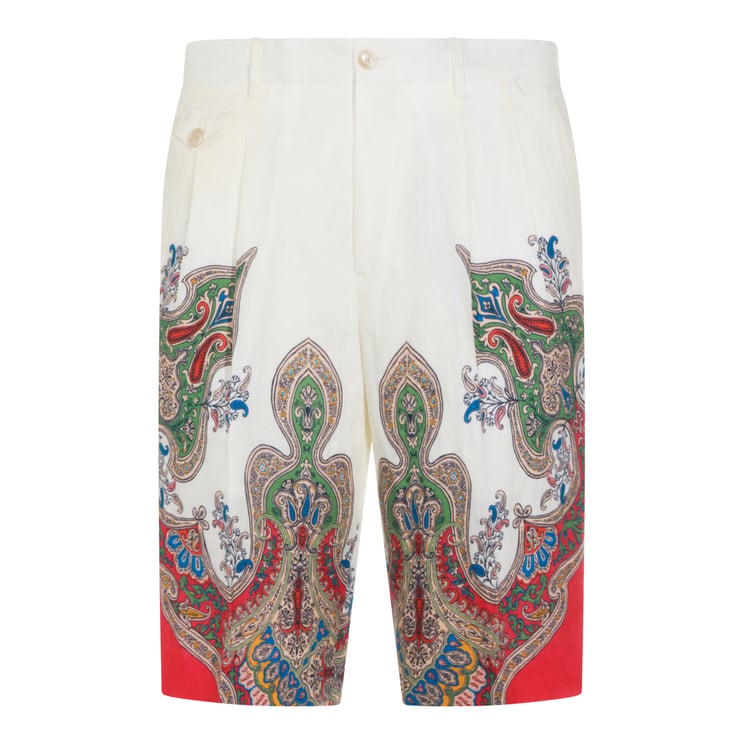Etro Ornate Paisley-Patterned Etro Shorts