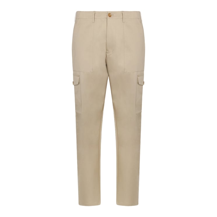 Etro Straight-Leg Casual Trousers with Flap Pockets
