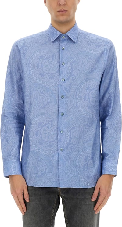 Etro Button-Down Cotton Shirt