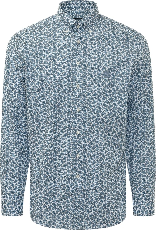 Etro Camicia Roma con Micro Motivo Paisley