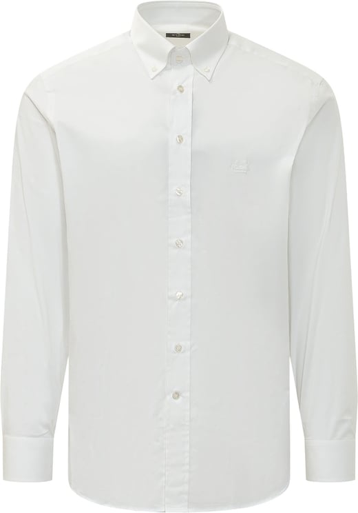Etro Camicia Roma con Colletto Button Down
