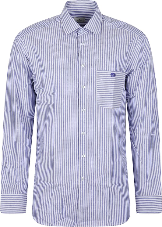 Etro Long Sleeve Shirt Blue