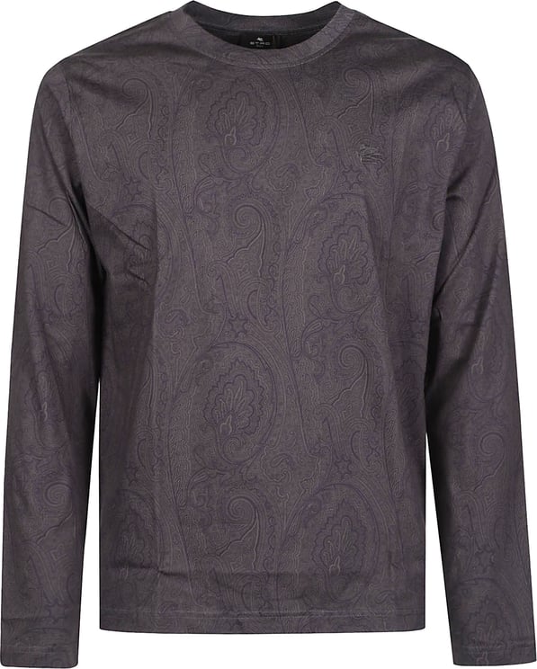 Etro Roma Long Sleeve T-shirt Blue