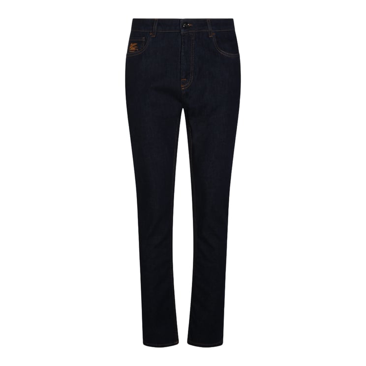 Etro Straight-Leg Denim Jeans with Traditional Five-Pocket Styling