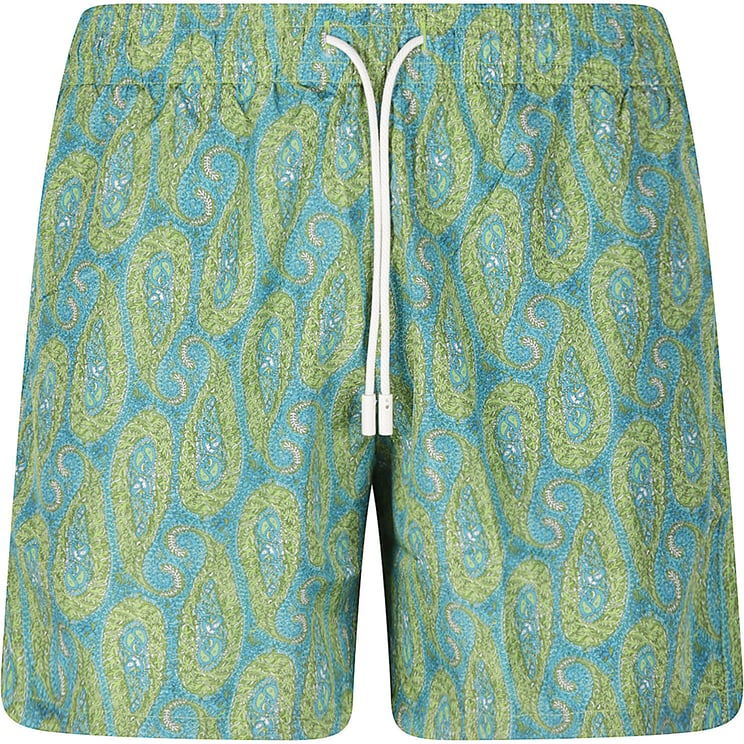 Etro Roma Swim Trunk Green