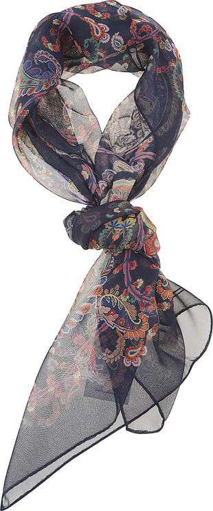 Etro Tosca Scarf Blue