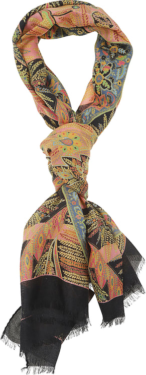 Etro Boheme Scarf Blue