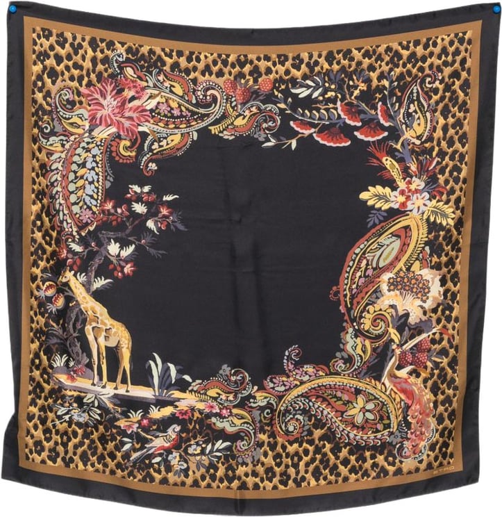Etro Scarfs Brown