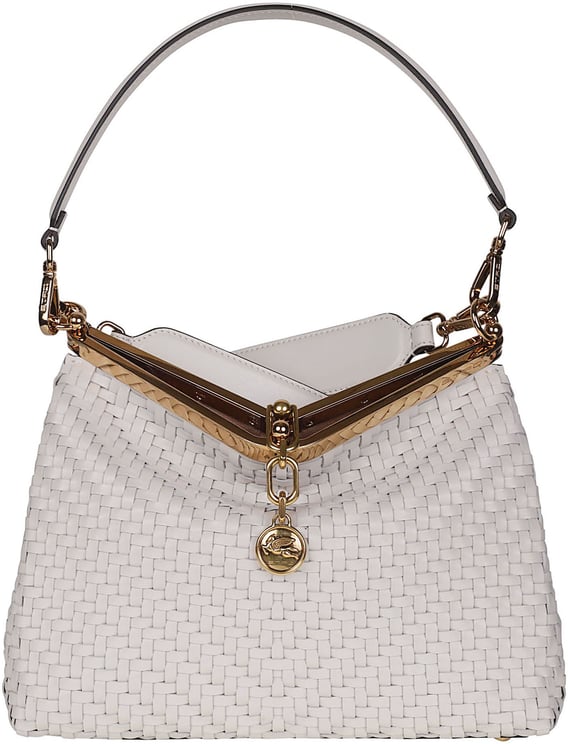 Etro Medium Vela Shoulder Bag Nude