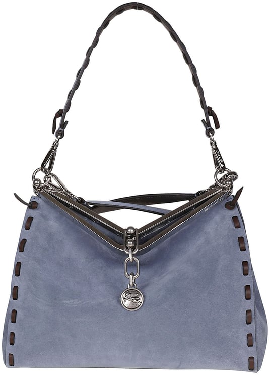 Etro Medium Vela Shoulder Bag Blue