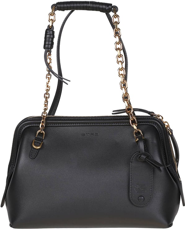 Etro Small Doctor Shoulder Bag Black